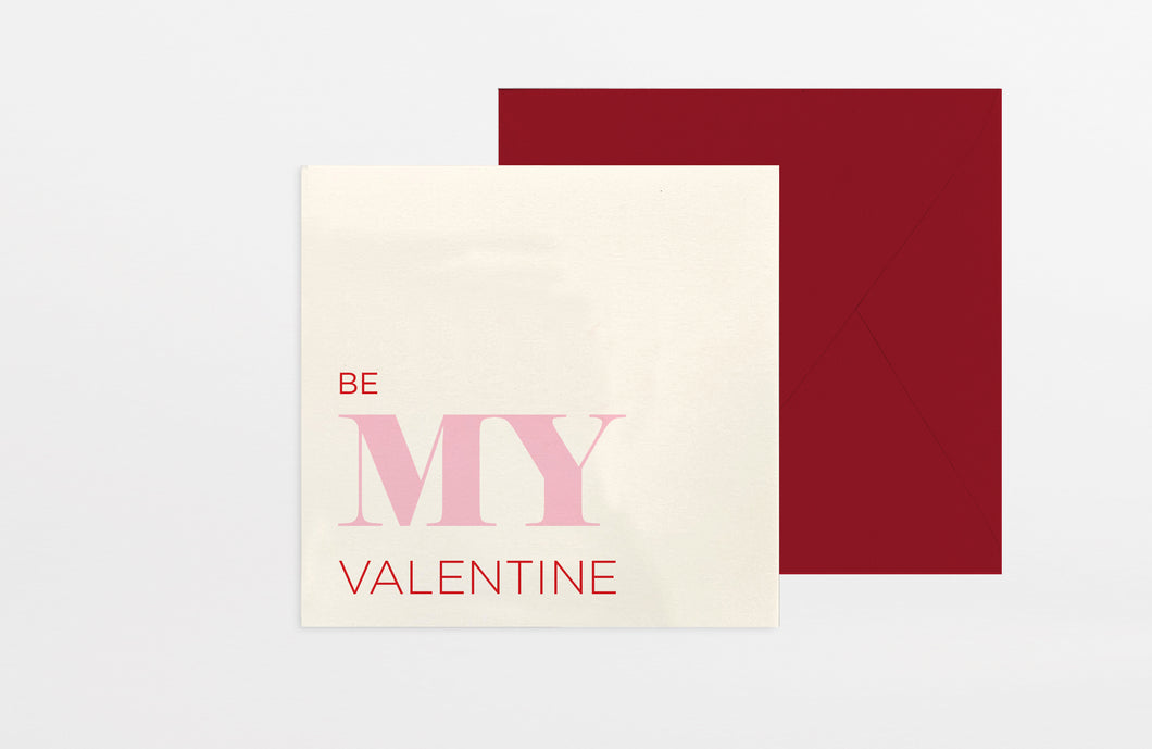 Be My Valentine Cards