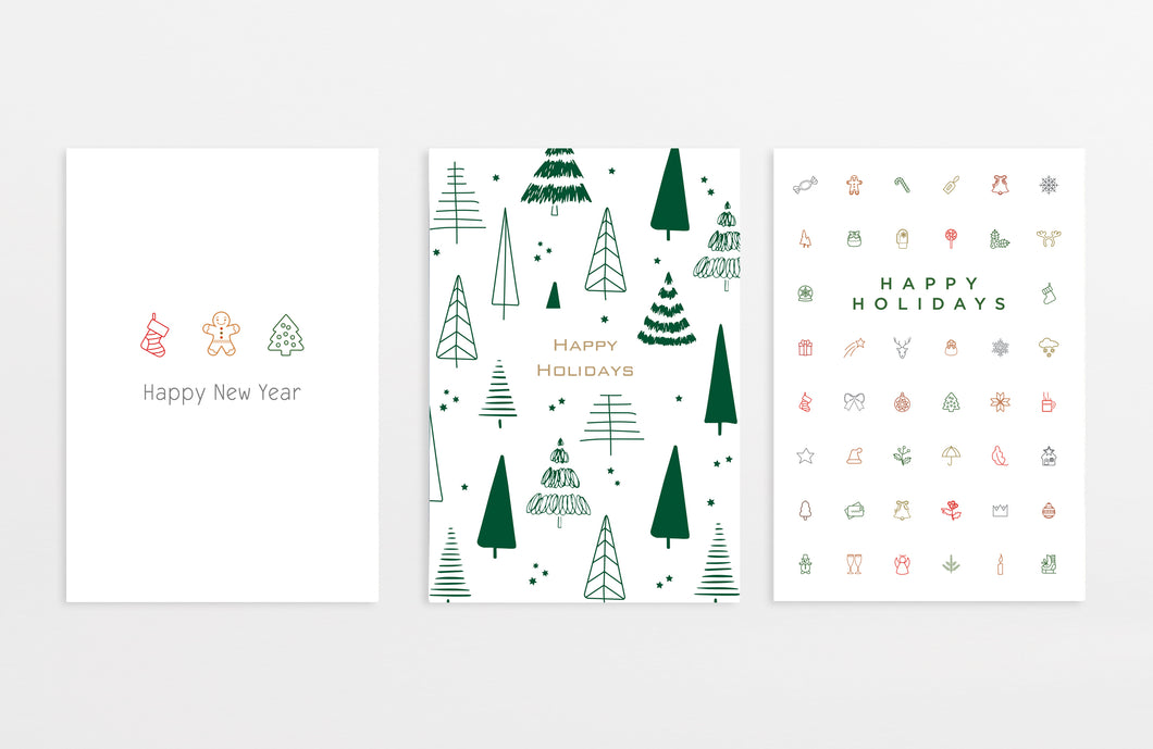 Christmas Chic Set of Cards (set of 6)